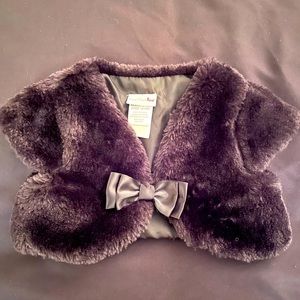 Sweet Heart Rose Faux Fur Vest